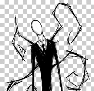 310x300 slenderman drawing fan art youtube, others png clipart free - Drawing Fan