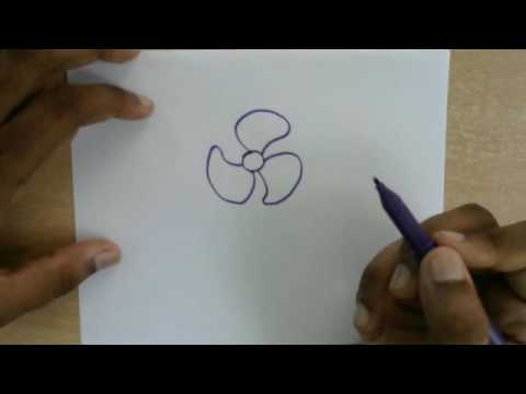 480x360 how to draw table fan easy drawing for kids learn to draw step - Drawing Fan