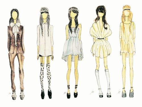500x378 Different Outfits Uploaded - Drawing Fashion Clothes