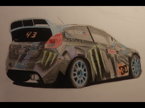 480x360 Ford Fiesta Ken Block - Drawing Fiesta