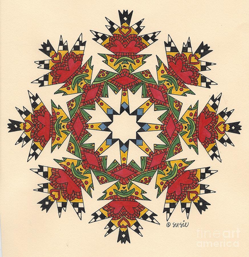 873x900 kaleidoscope fiesta fun drawing - Drawing Fiesta
