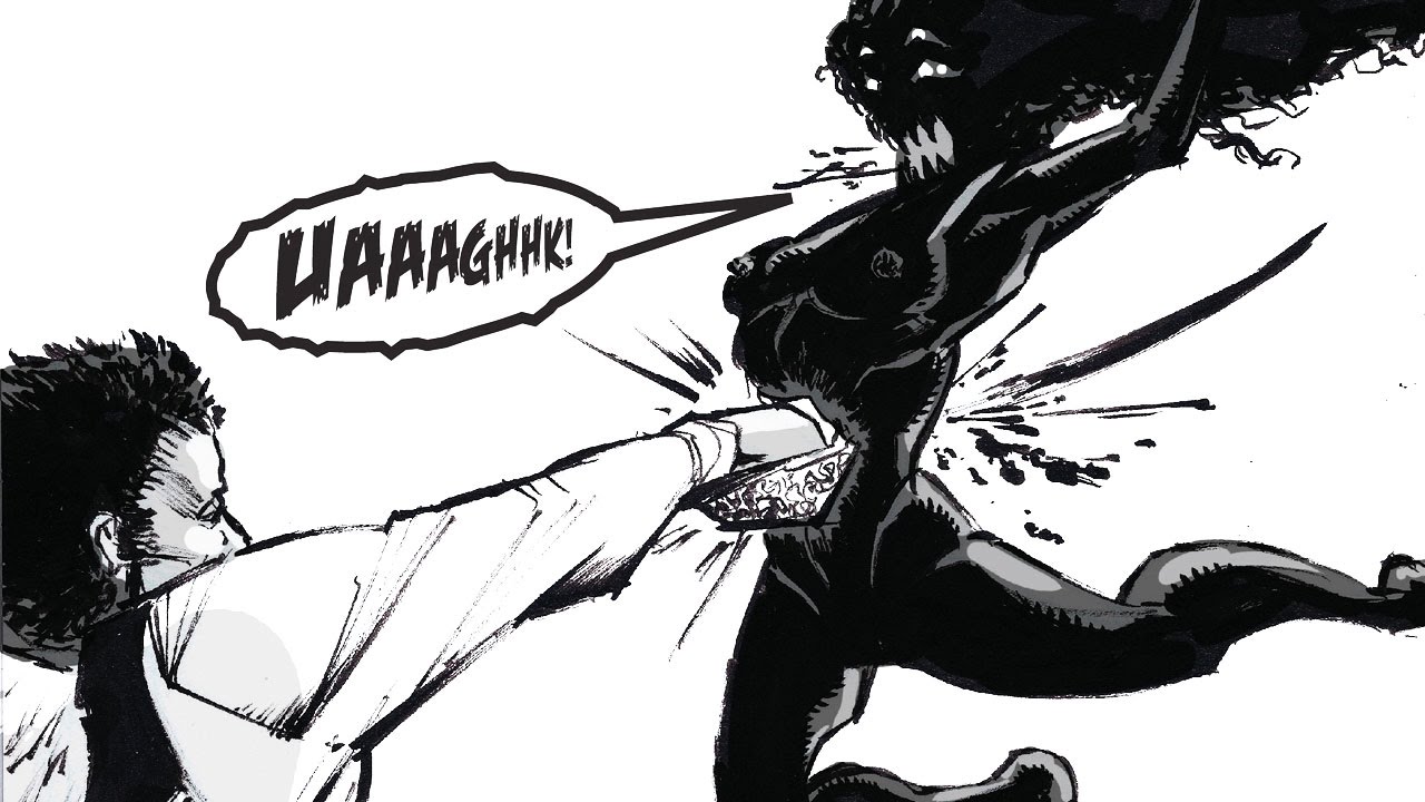 1280x720 drawing dynamic fight scenes - Drawing Fight