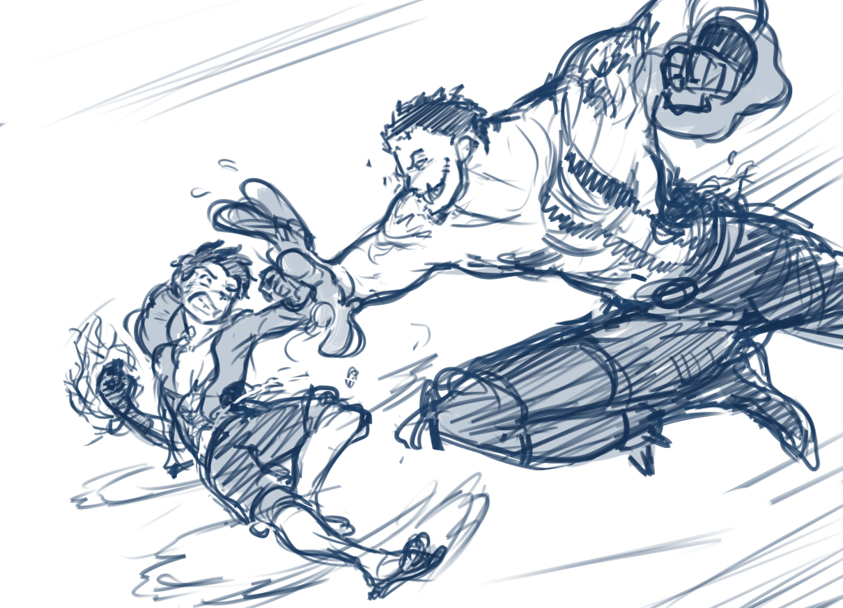 1210x874 Manga Spoilers - Drawing Fight