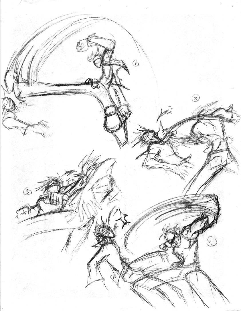 842x1089 character designs and concepts in anime - Drawing Fight