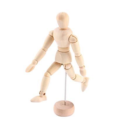425x425 inch wooden manikin figures jointed doll model - Drawing Figures Doll