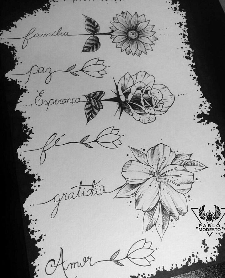 736x907 flowers drawings flowers flower tattoo tattoostencil stencil - Drawing Flowers Tattoo