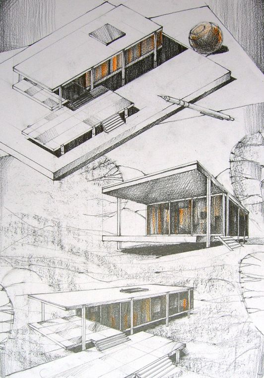 532x762 the architectural review drawings folio planning ahead - Drawing Folio