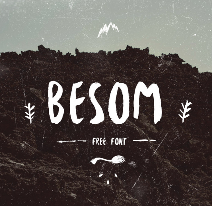745x723 Essential Free Hipster Fonts - Drawing Font Free