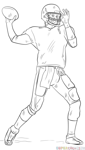 329x575 Football Player Drawings Image Group - Drawing Football Players