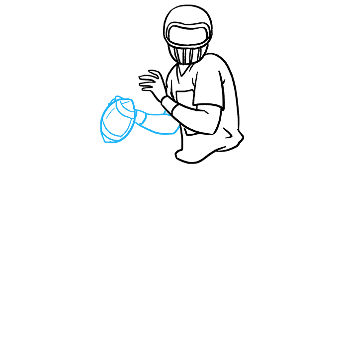 680x678 How To Draw A Football Player - Drawing Football Players