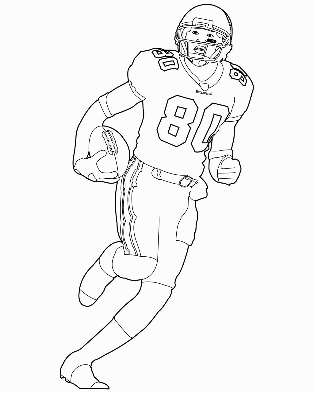 1024x1280 nfl football players drawing soccer coloring pages - Drawing Football Players