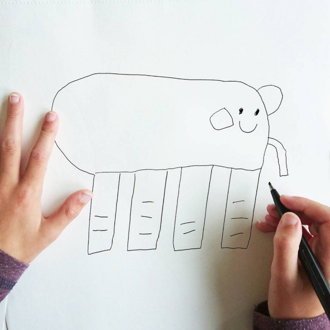 660x660 Dad Turns His Year Old Son's Drawings Into Reality - Drawing For 6 Year Old