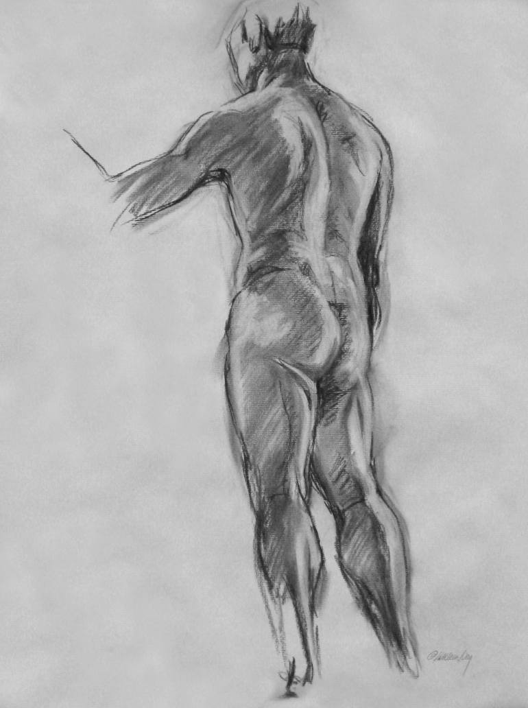 770x1032 Standing Male Iv, Figure Drawing, Drawing - Drawing For Artists