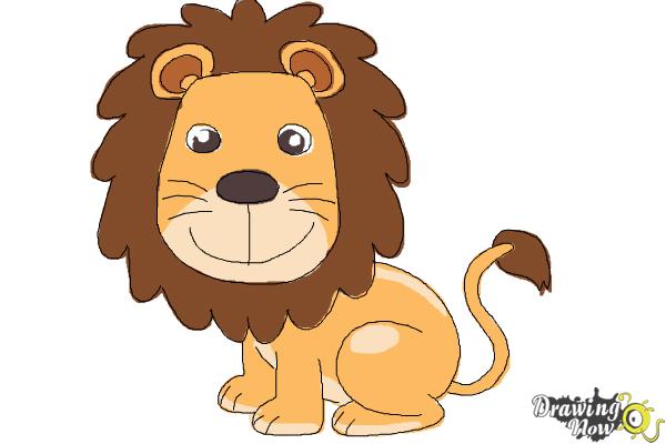 600x400 How To Draw A Lion For Kids - Drawing For Beginners Kids
