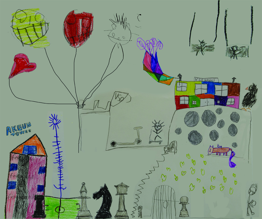 900x755 my dream school my dream house kali nikolou - Drawing For Elementary Students