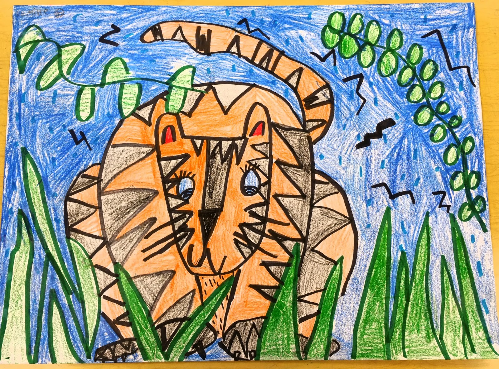 1600x1184 Paintbrush Rocket Grade - Drawing For Elementary Students