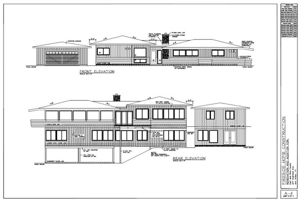 596x398 Design Architectural Fireside Home Construction - Drawing For Home Construction