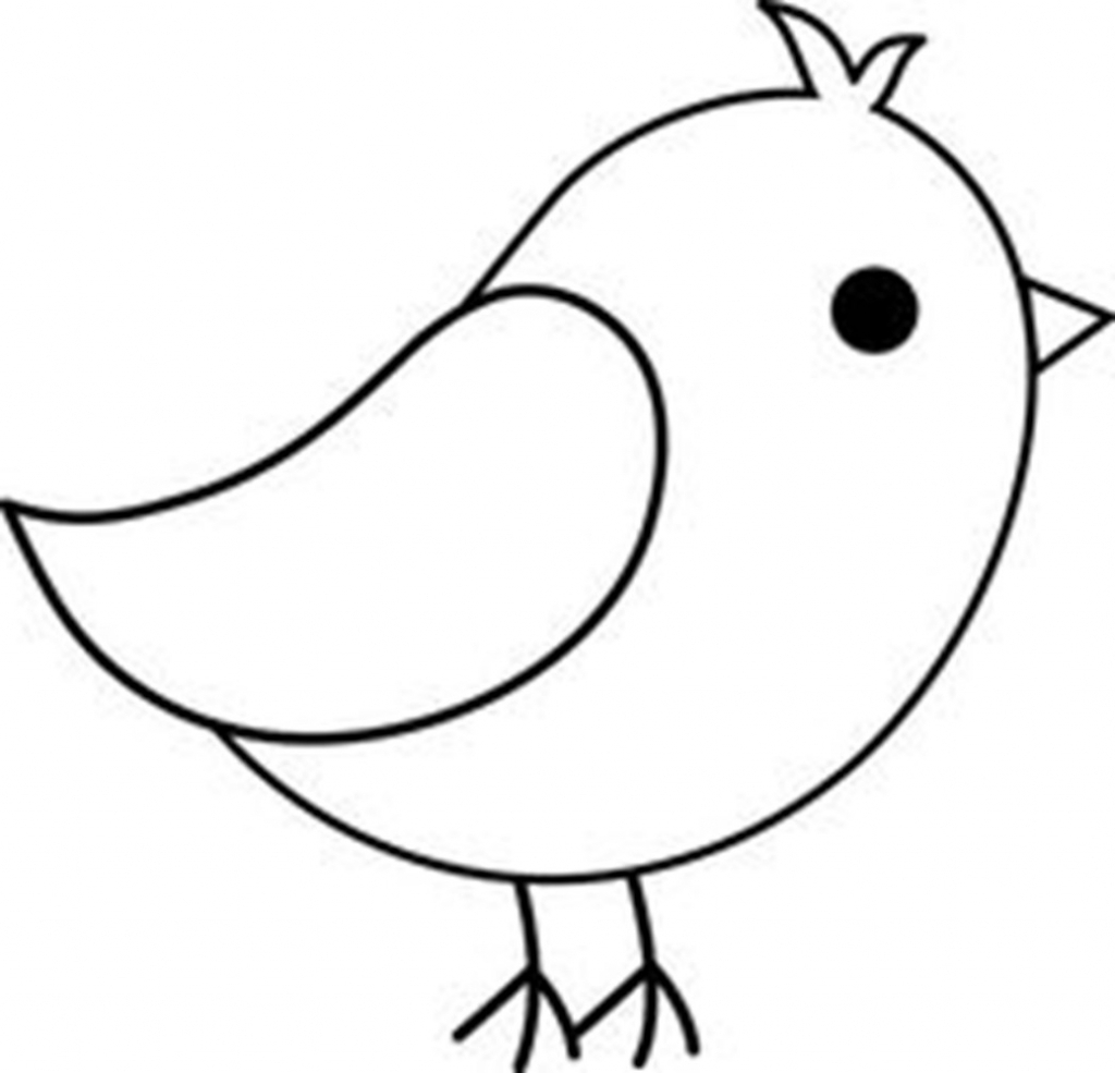 1024x985 Birds Drawing For Kids And Simple Bird Drawing Simple Bird - Drawing For Kids Birds