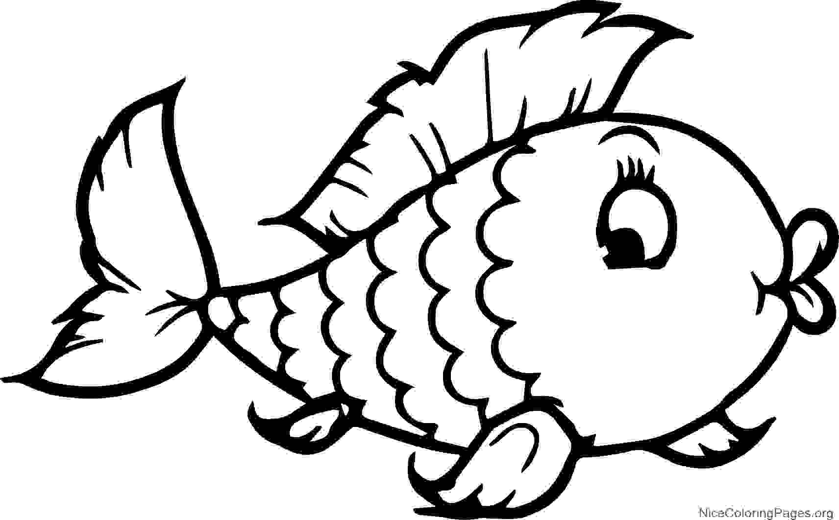 1712x1062 Coloring Pages For Kids Fish Turkey With Easy Drawing Of Fish - Drawing For Kids Fish