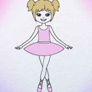 300x300 Photos Easy Girl Drawings For Kids - Drawing For Kids Girls