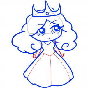 302x302 How To Draw How To Draw A Princess For Kids - Drawing For Kids Images