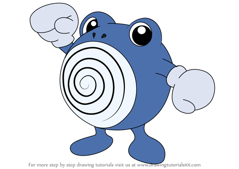 800x565 Learn How To Draw Poliwhirl From Pokemon - Drawing For Kids Pokemon