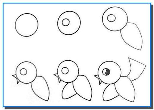 523x374 Easy Drawing For Kids Step - Drawing For Kids Step By Step