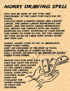 230x300 money drawing spell, book of shadows spells pages, witchcraft - Drawing For Money