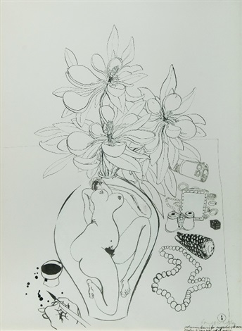 344x470 Preliminary Drawing For Magnolia With Money Painting To Have Real - Drawing For Money
