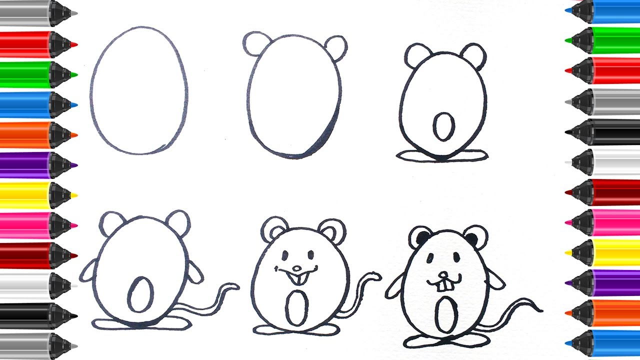 1280x720 Drawing For Kids Learn How To Draw Small Animals Step - Drawing For Small Kids