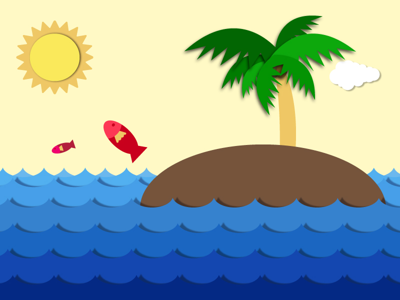 800x600 Kids Island Drawing - Drawing For Small Kids