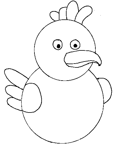 387x506 Step To Make A Bird - Drawing For Small Kids