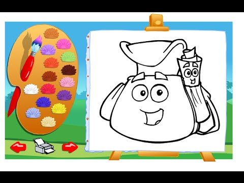 480x360 Dora The Explorer Painting Games Online Free - Drawing For Toddlers Online