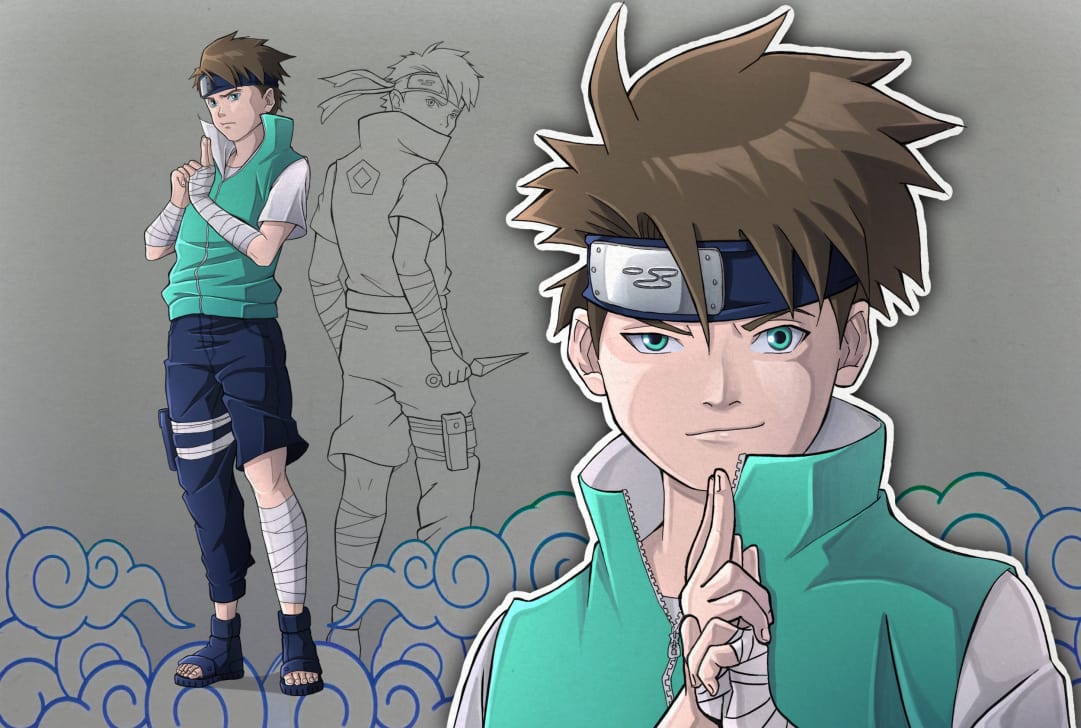 1081x728 Draw You In Naruto Manga Anime Style - Drawing For You