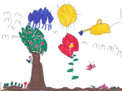400x298 Young Children's Drawings Of Plant Life - Drawing For Young Children