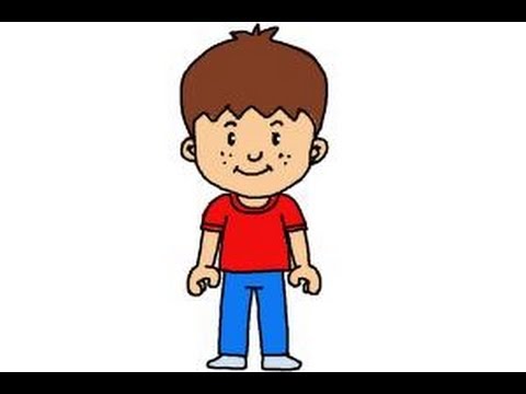480x360 How To Draw A Little Boy - Drawing For Young Kids