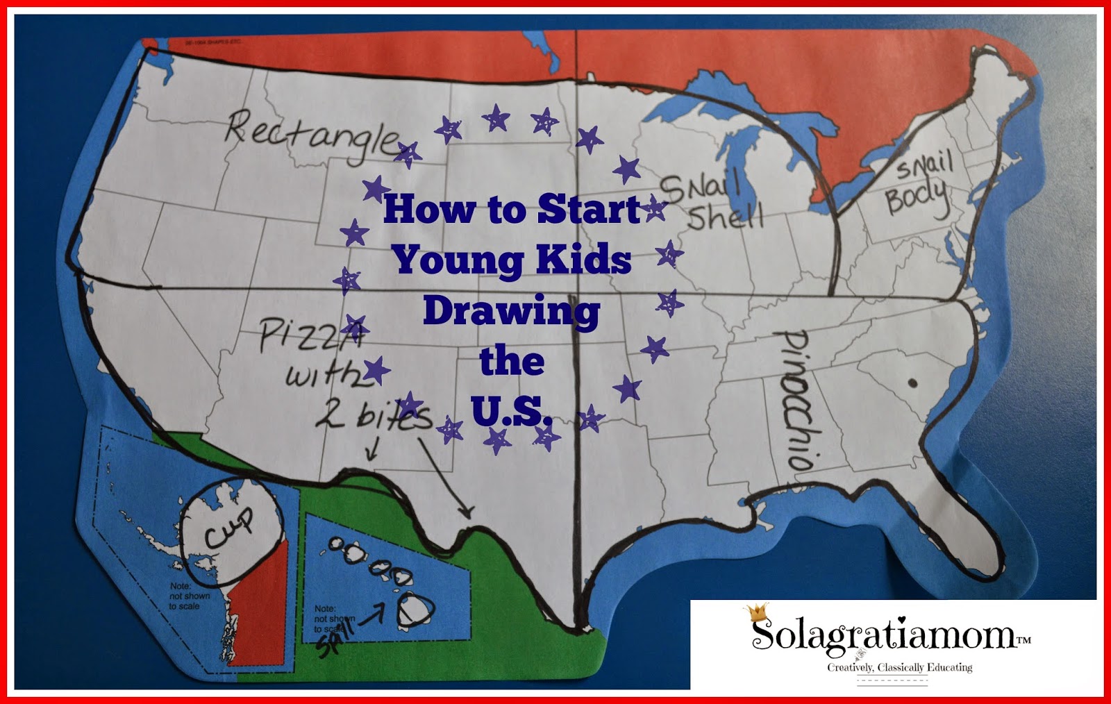 1600x1014 Solagratiamom How To Start Young Kids Drawing The U S - Drawing For Young Kids