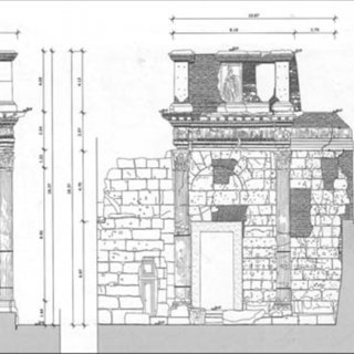 320x320 reconstructive section of the forum of nerva after ad - Drawing Forum