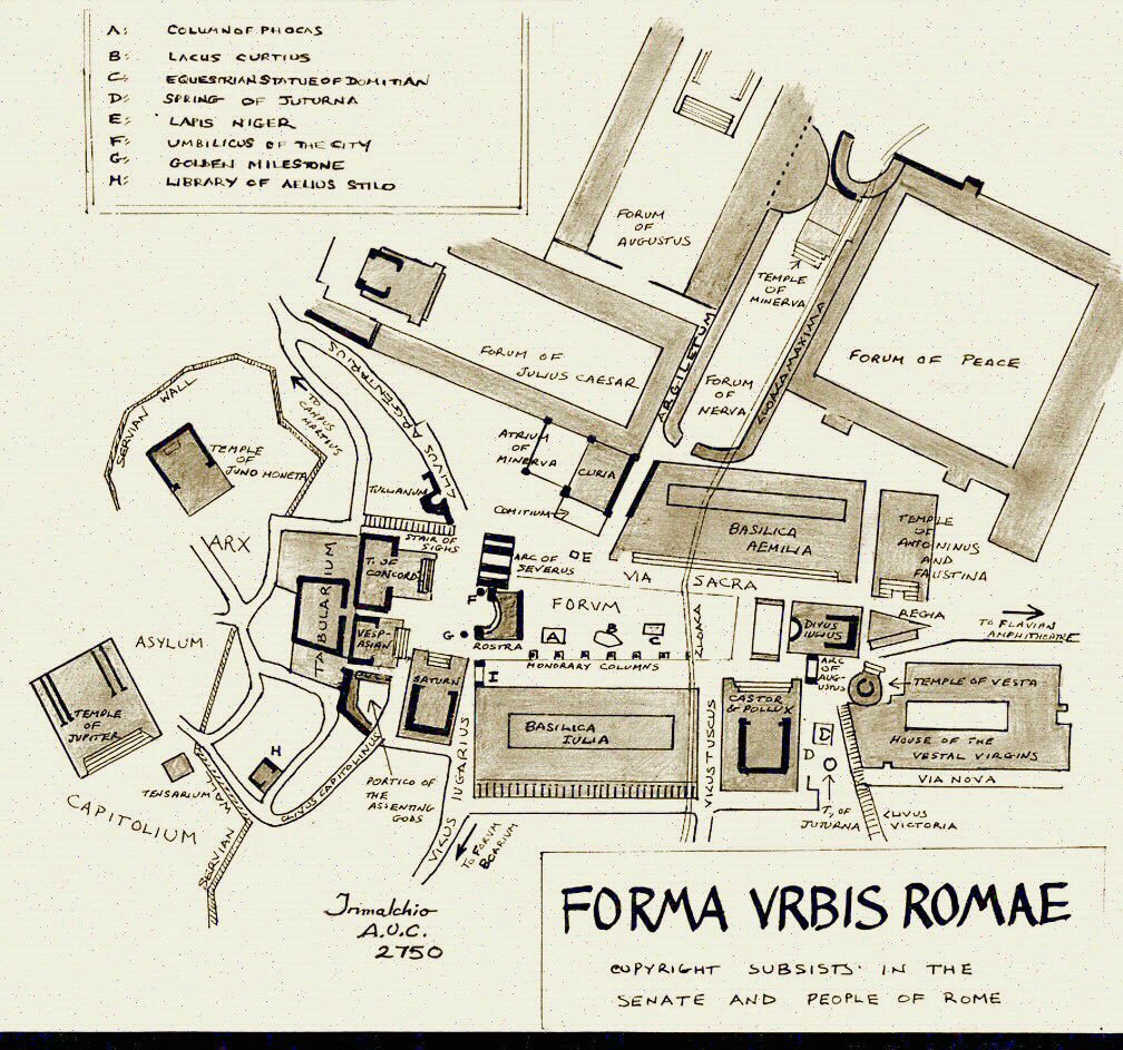 1008x943 roman forum - Drawing Forum