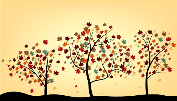 600x341 Tree Drawing Free Vector Download - Drawing Free Download