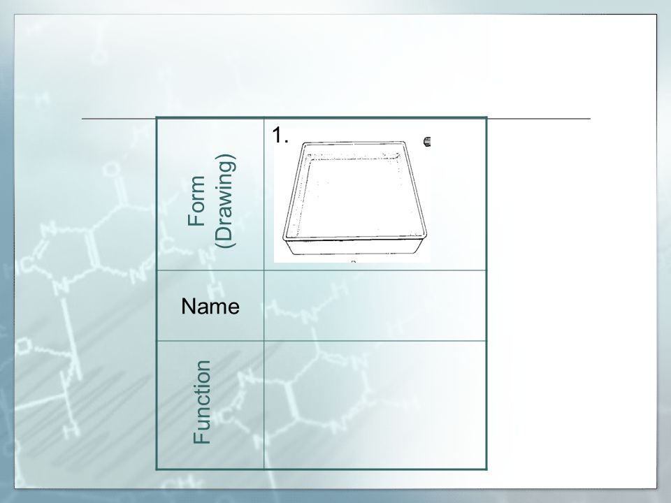 960x720 lab equipment form and function name form - Drawing Function
