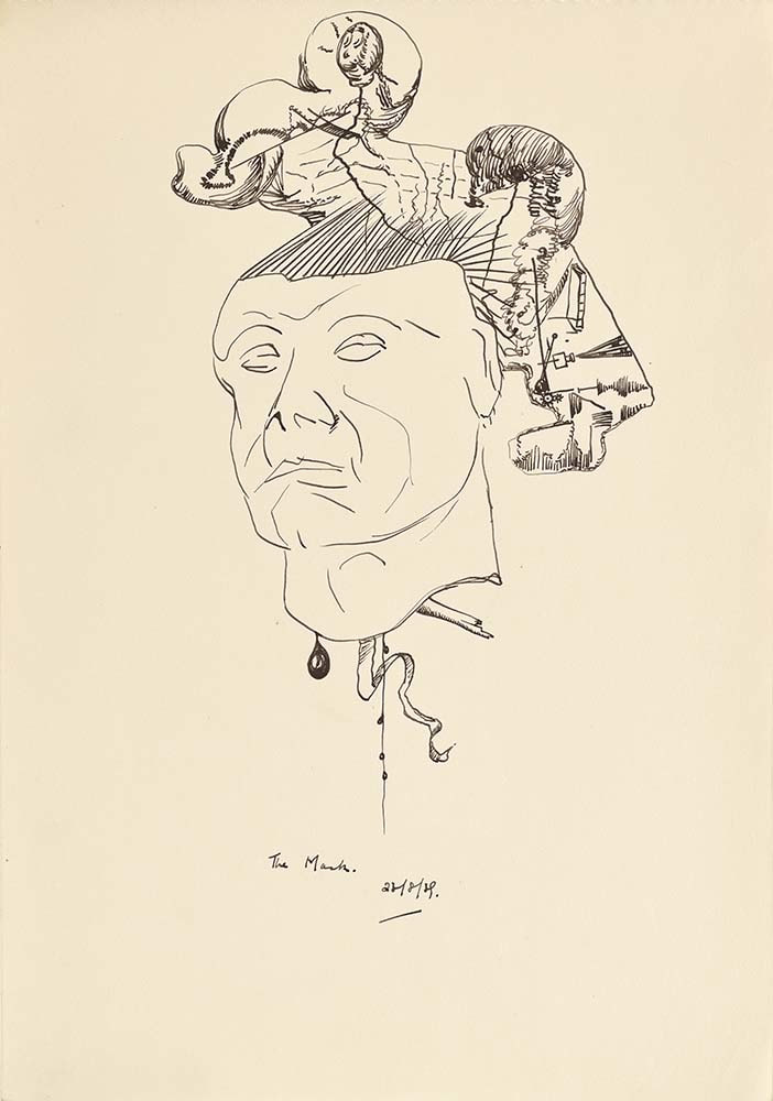 702x1000 surrealist drawings - Drawing G