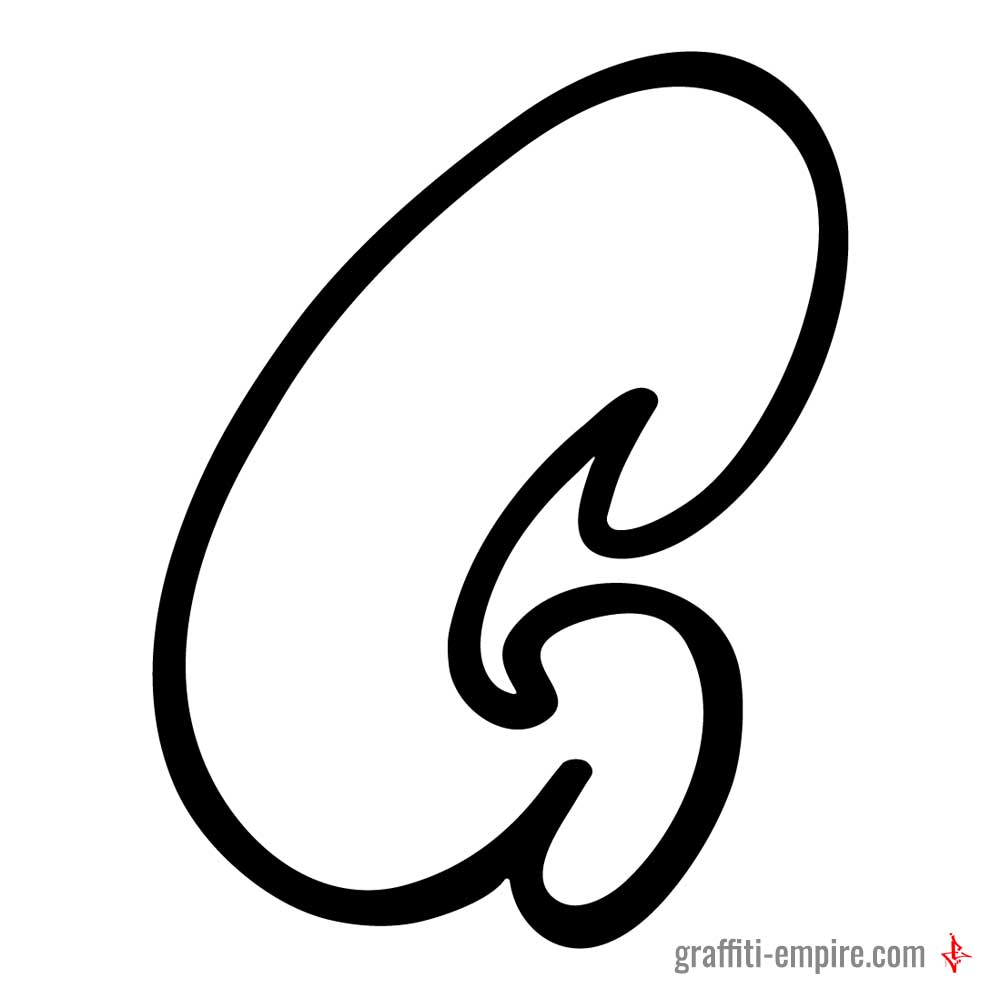 1000x1000 Graffiti Letter G Graffiti Empire - Drawing G