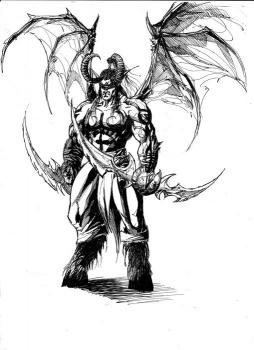 254x350 How To Draw Illidan, Step - Drawing Game Characters