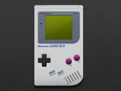 400x300 Gameboy Dribbble - Drawing Games For Boy