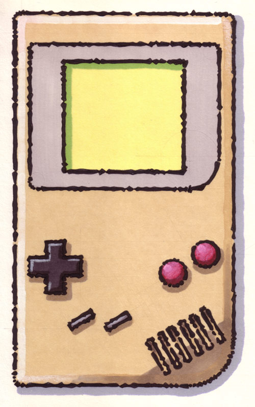 500x798 Original Gameboy - Drawing Games For Boy