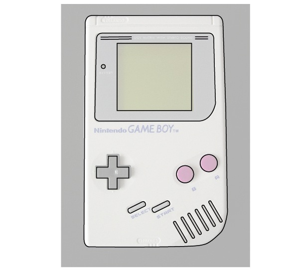 600x548 photoshop gurus design a stylish retro game boy poster in photoshop - Drawing Games For Boy