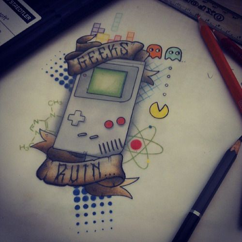 500x500 drawing tattoo game boy - Drawing Games For Boy