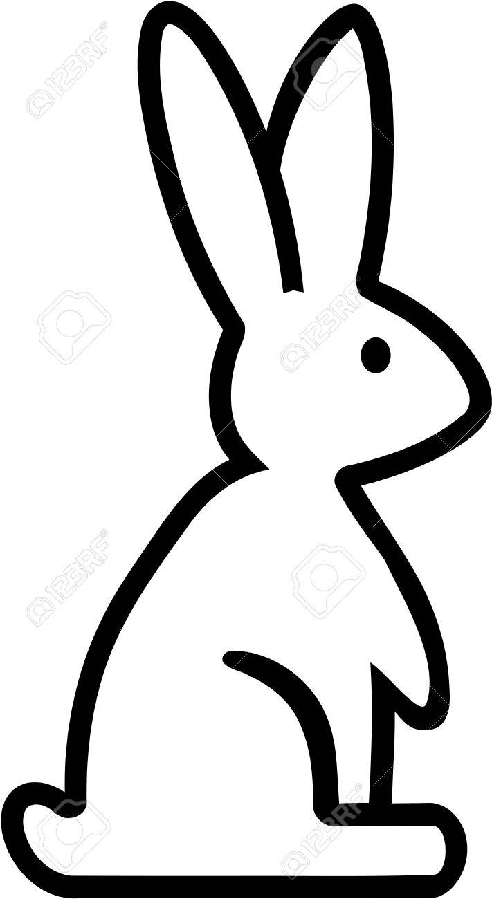 711x1300 Simple Bunny Face Drawing A Nose Images Rabbit Animal Jam Easter - Drawing Gif