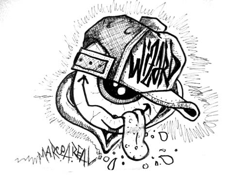 480x360 How To Draw A One Eye Graffiti Character For Everyone So Easy Try - Drawing Graffiti Characters